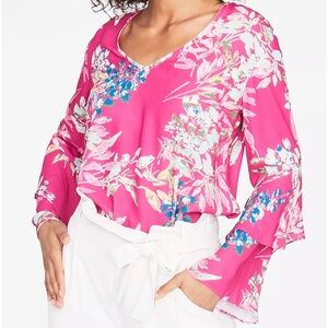 RACHEL Rachel Roy Ruffled-Sleeve Top, Created for Macy's